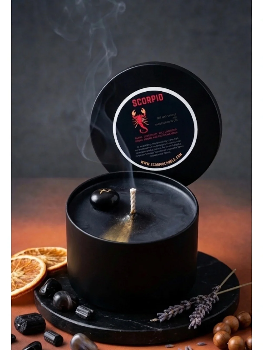 Scorpio Candle, Witchy Scorpio gift, Spiritual zodiac
